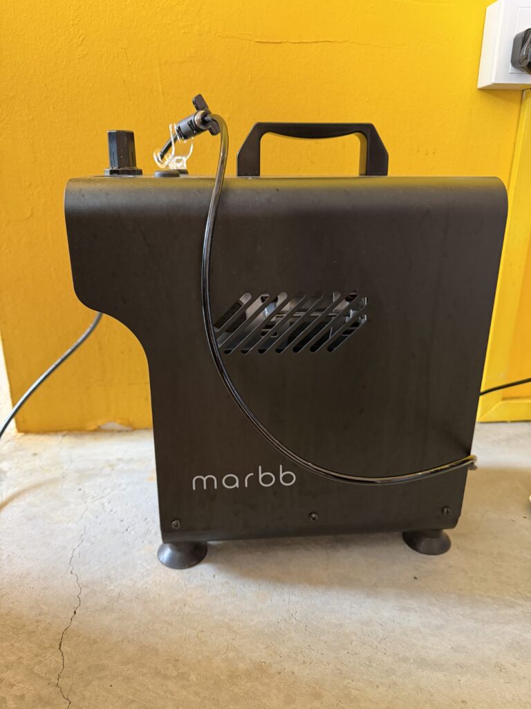 marbb micro bubble scalp and hair cleansing system for grey blending and color services at Japanese hair salon in Singapore