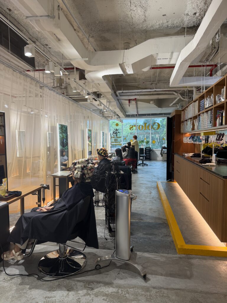Hair repair and treatment services at Colors Japanese Hair Salon Singapore, Japanese hair salon specialising in damaged hair recovery and care.