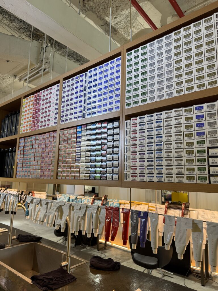 Japanese Hoyu hair color shade chart at Colors Japanese Hair Salon Singapore near Clarke Quay MRT, for grey coverage, tone down, bleach color maintenance, and grey blending Singapore