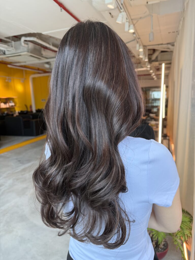 Plex Color Singapore – Low Damage Hair Color for Glossy Long Hair | Japanese Hair Salon Singapore 1 Plex color glossy long hair Singapore Japanese hair salon Clarke Quay Chinatown low damage hair color