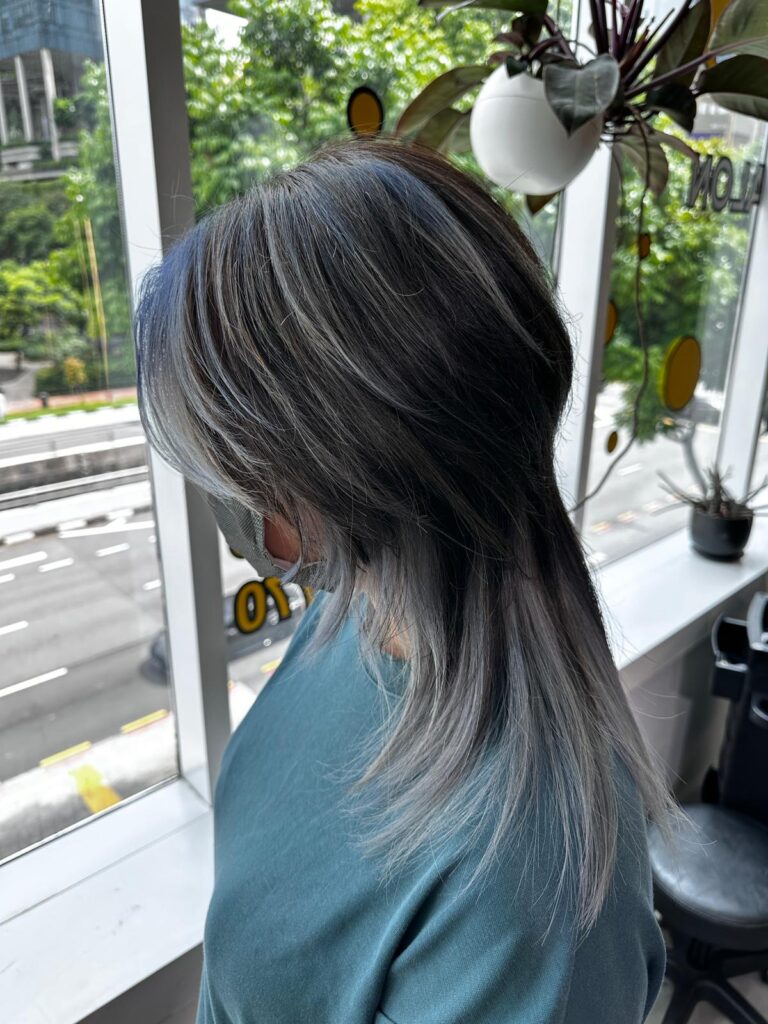 silver bleach hair singapore low damage plex bleach japanese hair salon