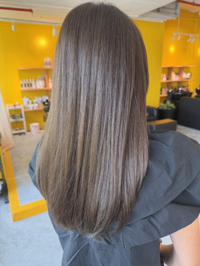 plex color ash brown singapore low damage hair color japanese hair salon