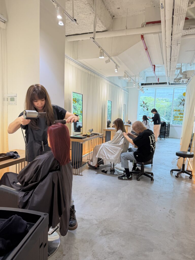 Japanese haircut, digital perm and rebonding service at Colors Japanese Hair Salon Singapore near Clarke Quay MRT, precision cut and low-damage straightening Singapore