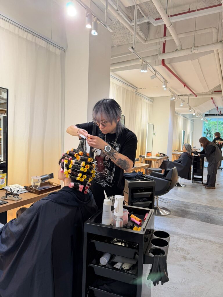wolf perm singapore digital perm japanese hair salon texture volume haircut